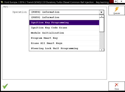  FR010 - PATS Initialisation (2014+)