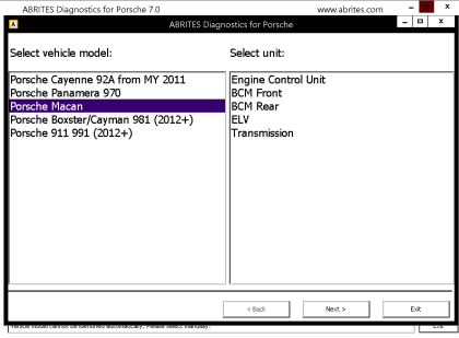 PO009 Porsche Module Adaptation  Function