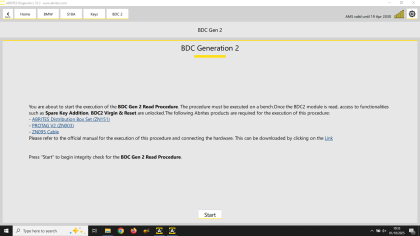 BN020 - Key programming for BMW G-Series and F-Series BDC2 vehicles