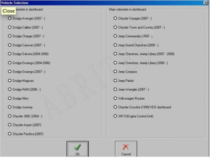 CR006 Instrument Cluster Data Advanced Configuration Function