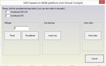 VN009 VAG Key Programming for MQB Vehicles Function