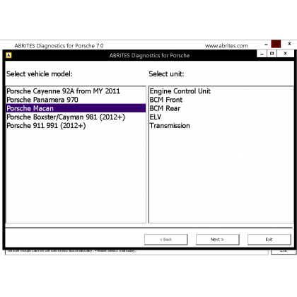 PO009 Porsche Module Adaptation  Function