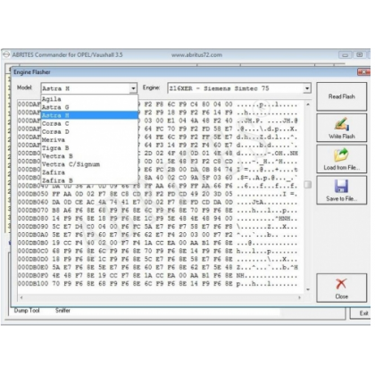 ON010  Opel Engine  Control Unit Flash Manager Function