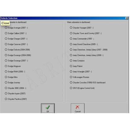 CR006 Instrument Cluster Data Advanced Configuration Function