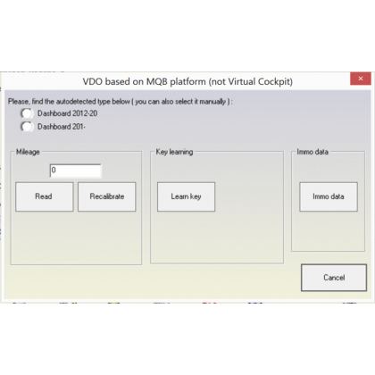 VN009 VAG Key Programming for MQB Vehicles Function